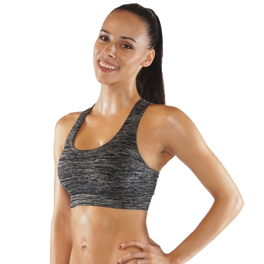 Sports Bra All Gray Removable pads